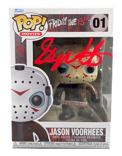 SPECIAL Schuyler White Signed Jason Voorhees Funko Pop Drop