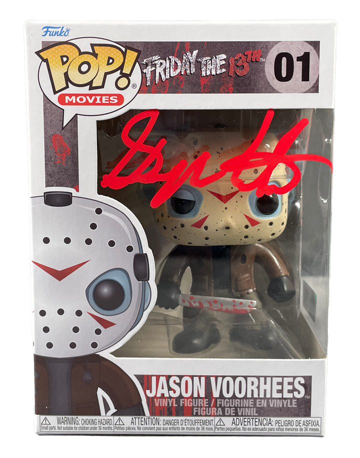 SPECIAL Schuyler White Signed Jason Voorhees Funko Pop Drop