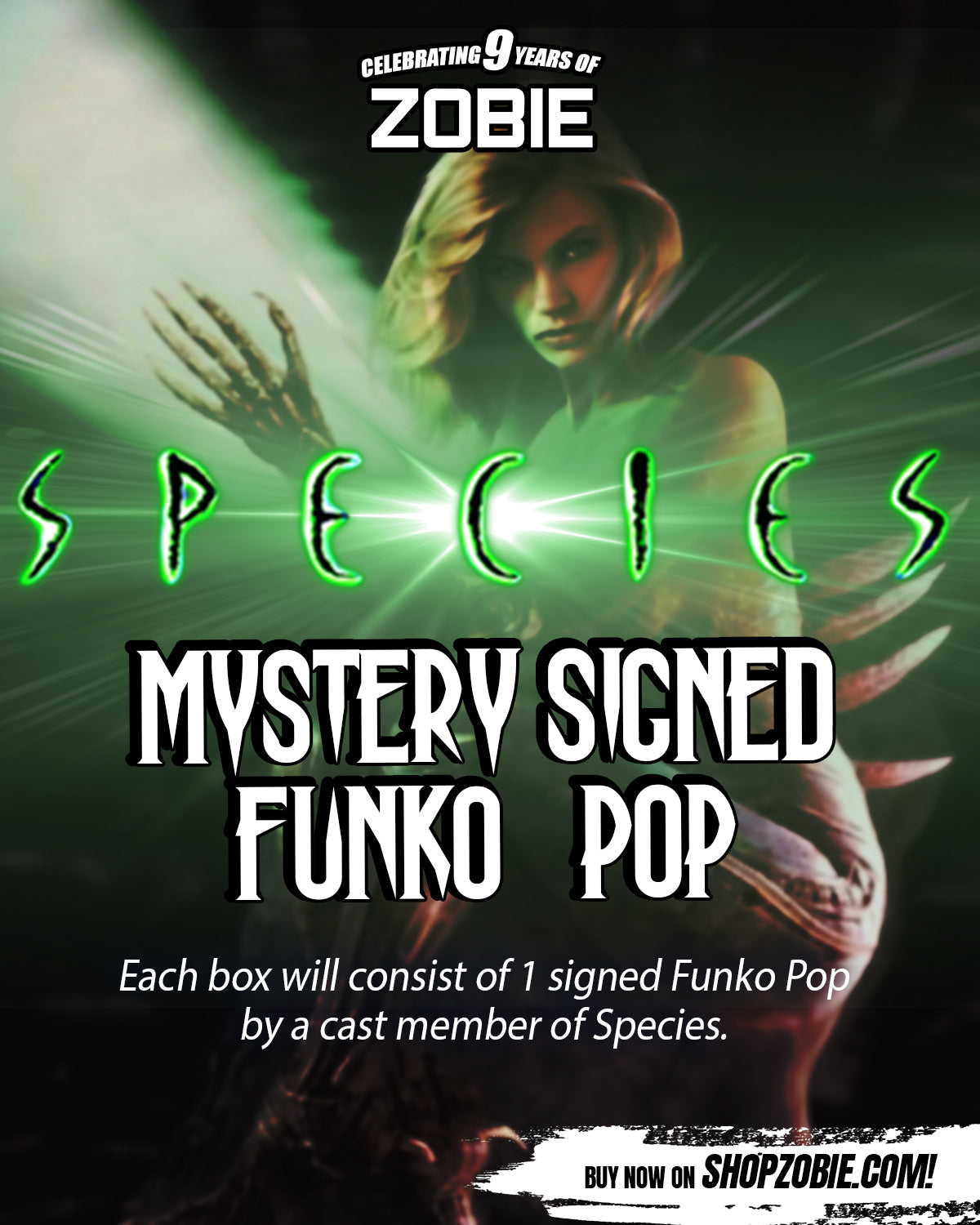 SPECIAL Species (1995) Mystery Signed Funko Pop Drop