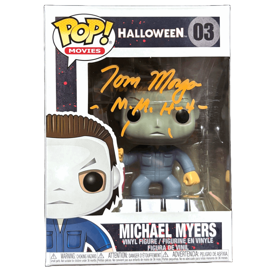 Tom Morga Signed Funko POP Halloween Michael Myers Autographed Zobie COA