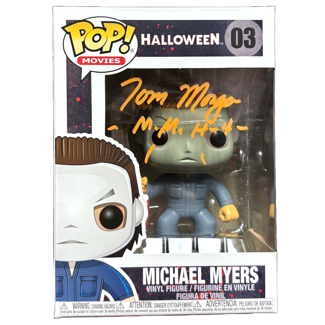 SPECIAL Tom Morga Signed Funko POP Halloween Michael Myers Autographed Zobie COA