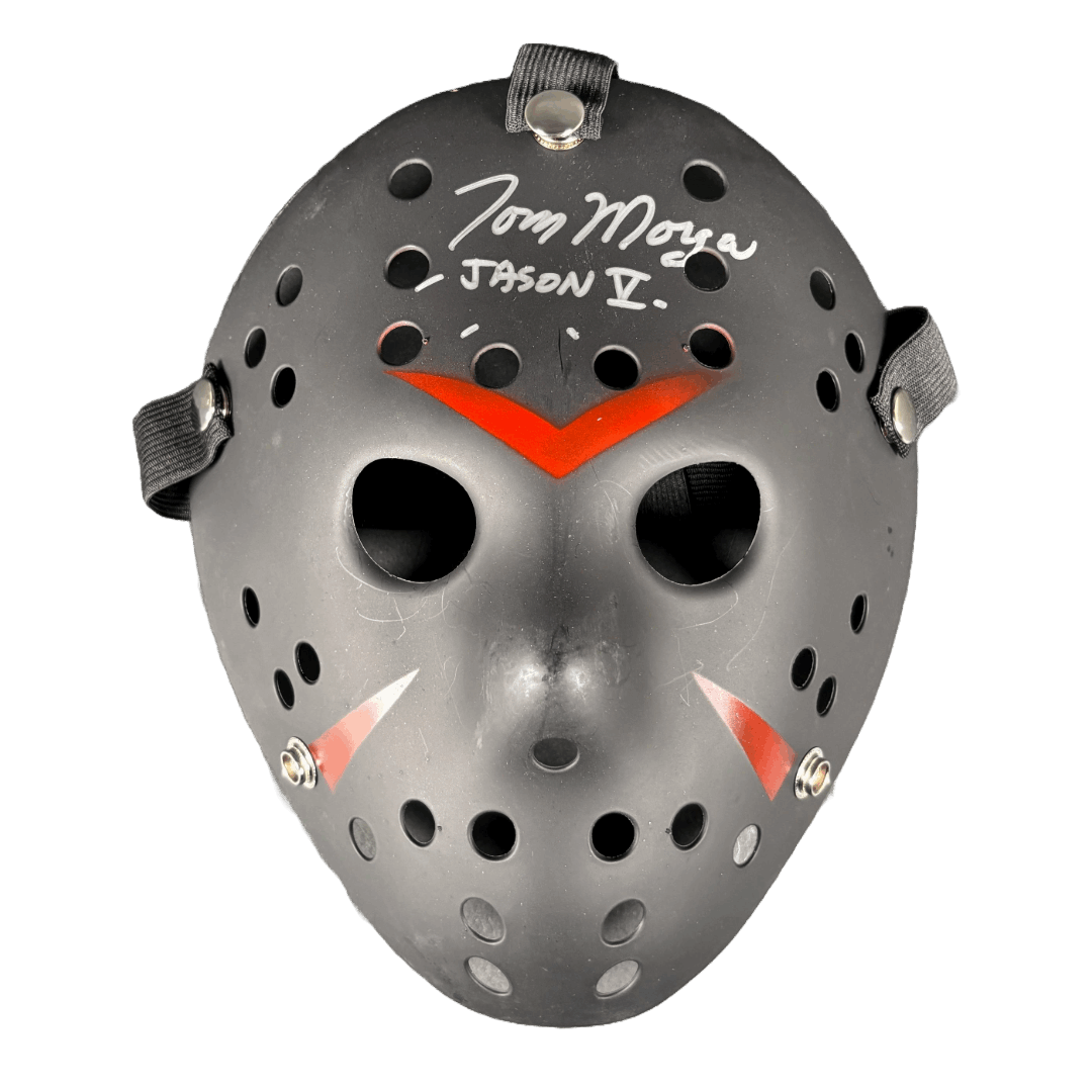 Tom Morga Signed Jason Voorhees Mask Friday the 13th Autographed JSA COA B