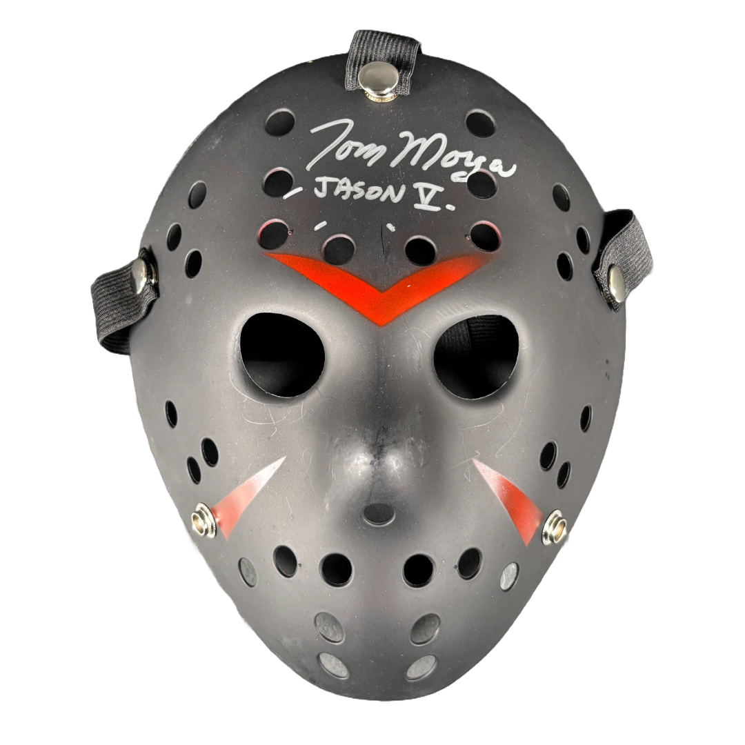 SPECIAL Tom Morga Signed Jason Voorhees Mask Friday the 13th Autographed JSA COA B