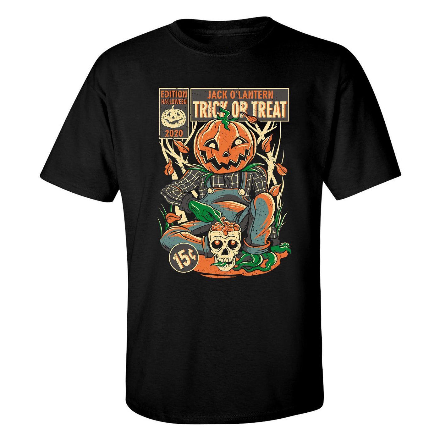 SPECIAL "Trick or Treat" Short Sleeve T-Shirt by Rodrigo Tannus