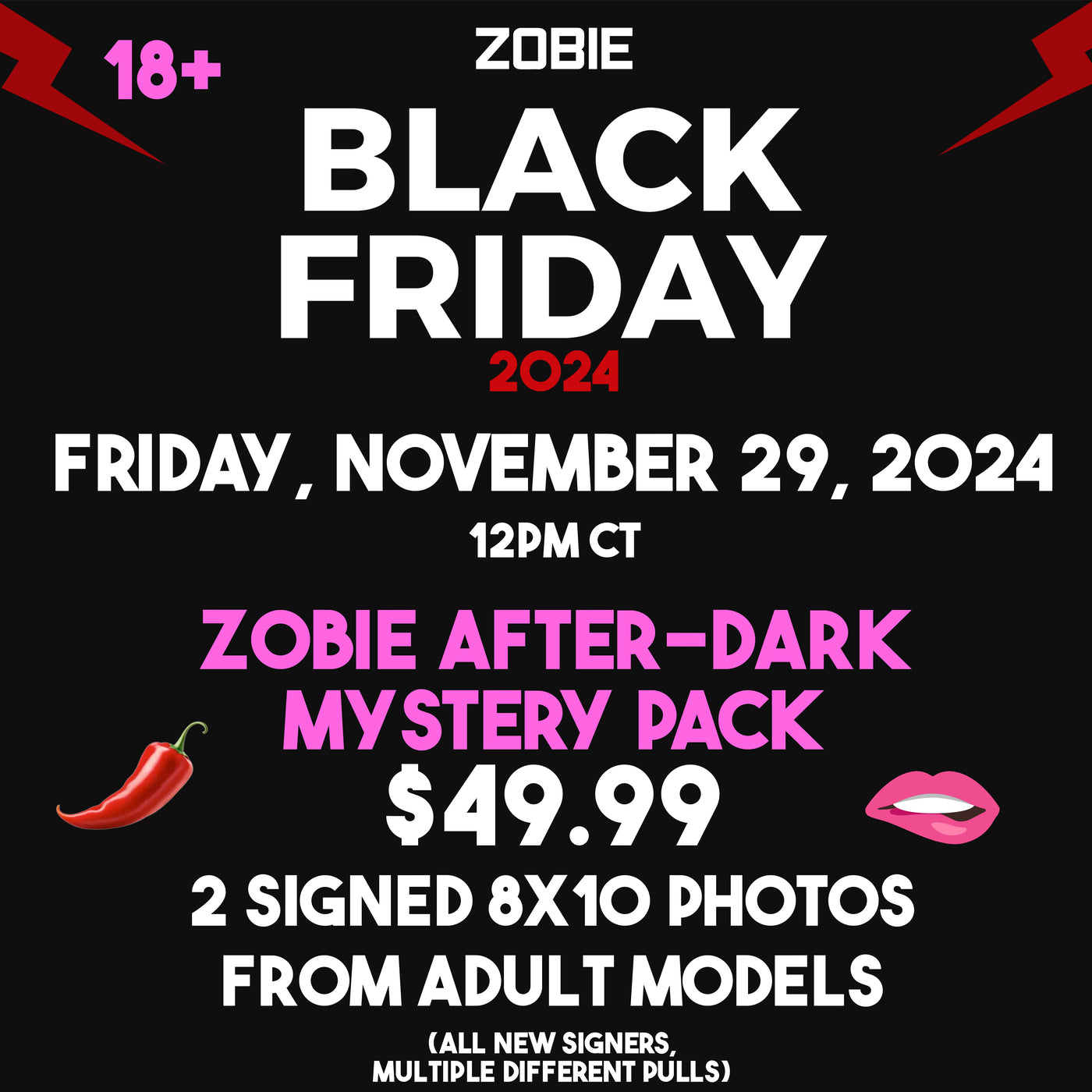 SPECIAL Zobie After-Dark Mystery Pack - Black Friday 2024