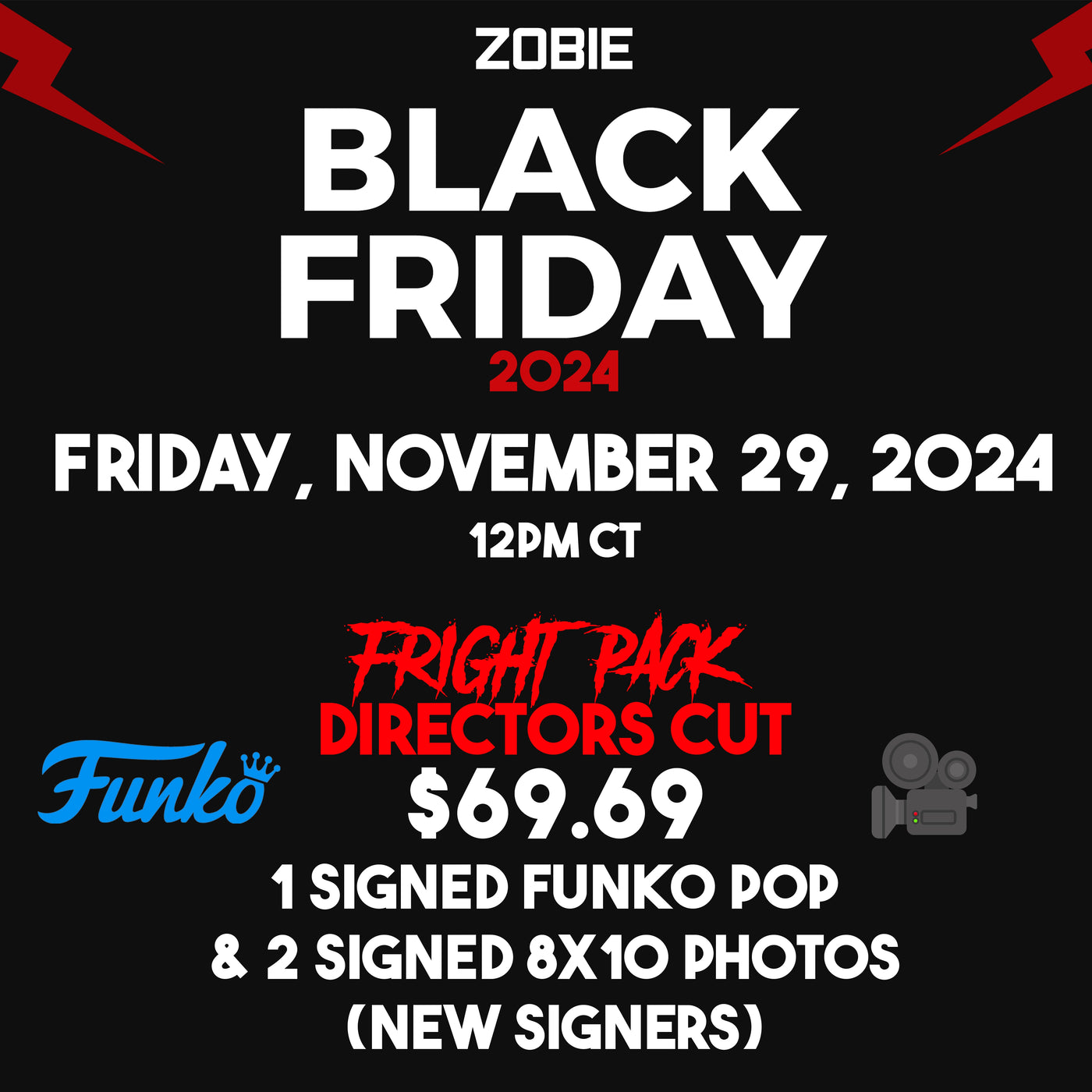 SPECIAL Zobie Fright Pack Director's Cut - Black Friday 2024