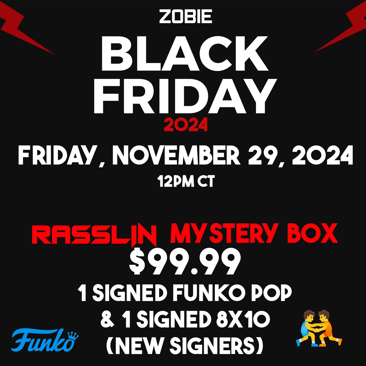 SPECIAL Zobie Rasslin Mystery Box - Black Friday 2024