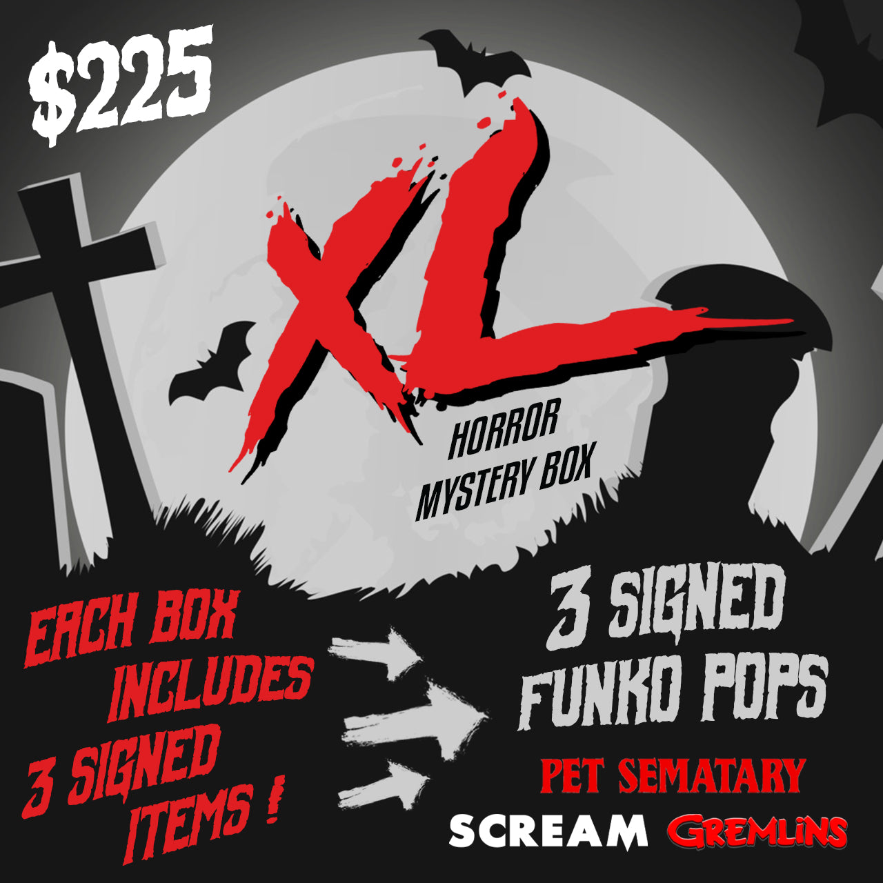 SPECIAL Zobie XL Horror Mystery Box - March 2025