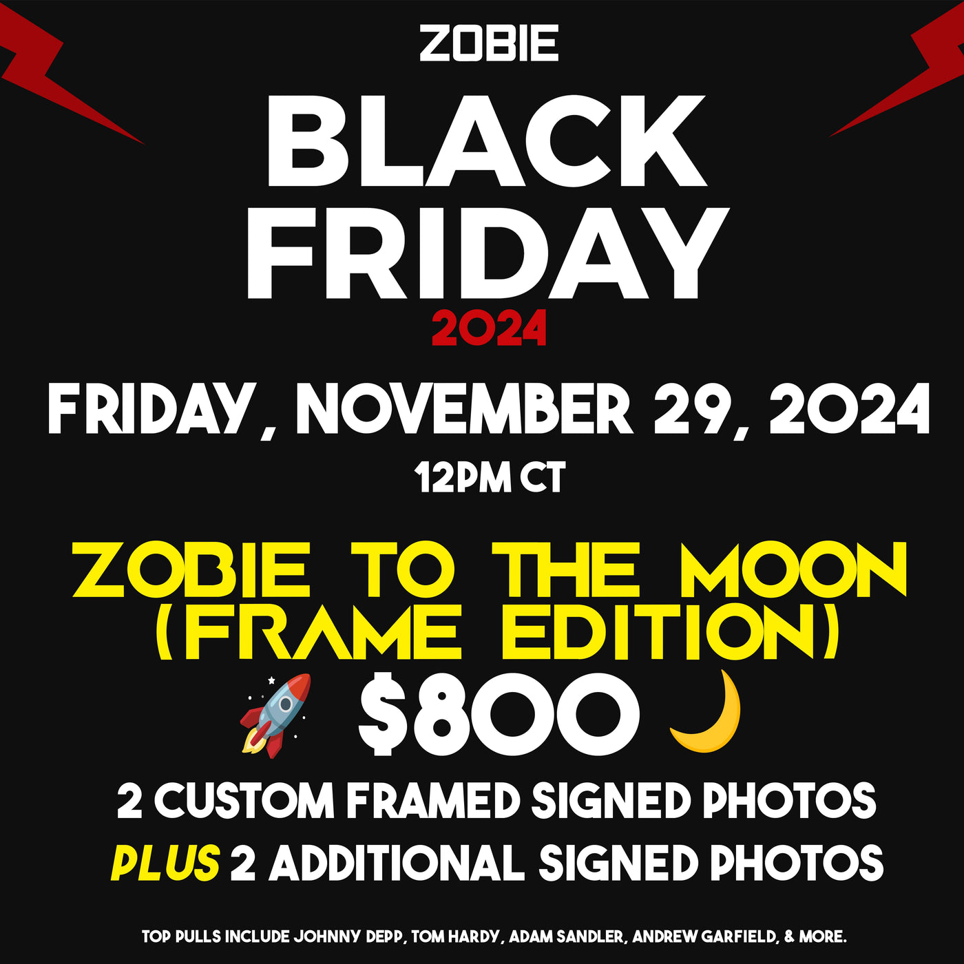 SPECIAL Zobie to the Moon Mystery Box (Frame Edition) - Black Friday 2024