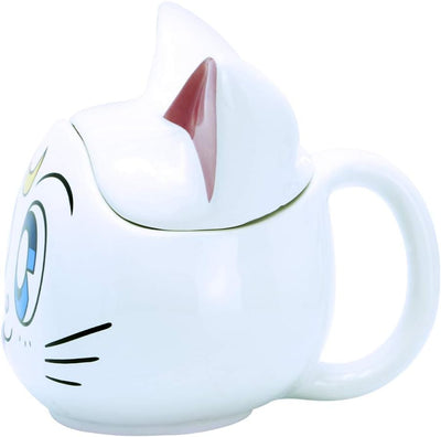 Sailor Moon Luna & Artemis 3D Ceramic Coffee Tea Mugs 11.5 Oz. Gift Set