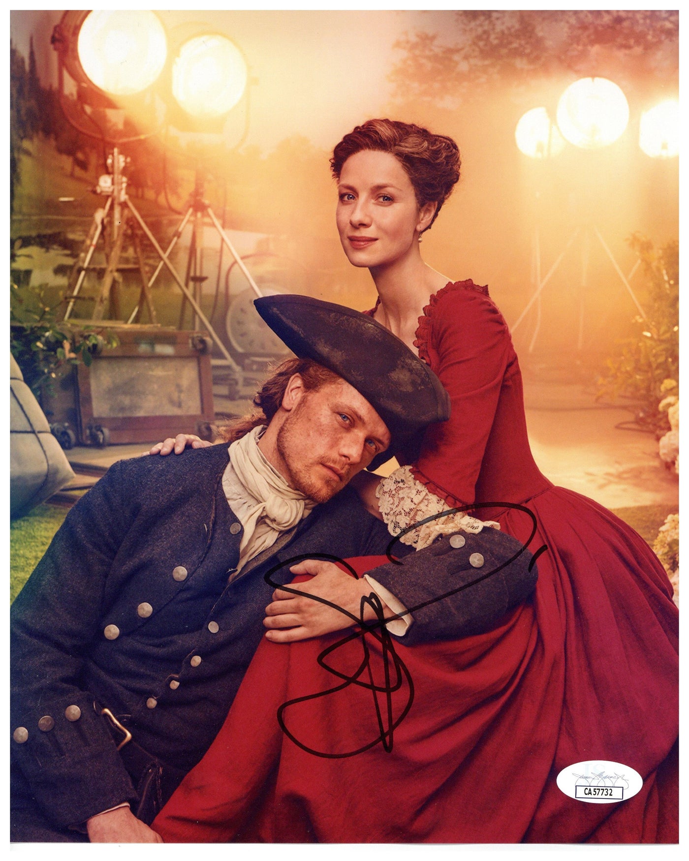 Sam Heughan Signed 8x10 Photo Outlander Autographed JSA COA #5