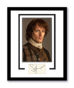Image of Sam Heughan Signed Cut 11x14 Outlander Autographed Authentic ACOA
