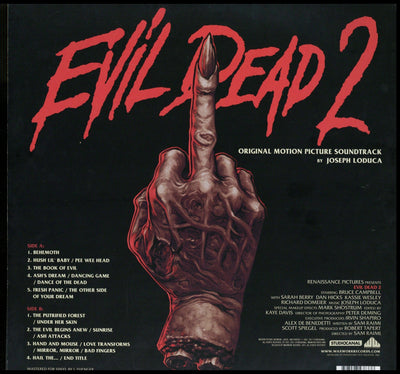 Sam Raimi Signed Evil Dead 2 Vinyl LP Limited Autographed JSA COA
