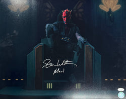 Image of Sam Witwer Signed 16x20 Darth Maul Star Wars: The Clone Wars Photo with JSA COA