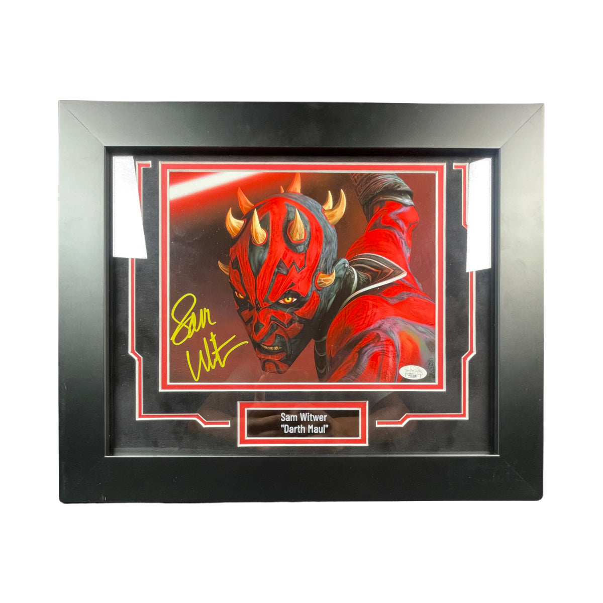 Sam Witwer Signed 8x10 Photo Custom Framed Star Wars Darth Maul Autographed ACOA