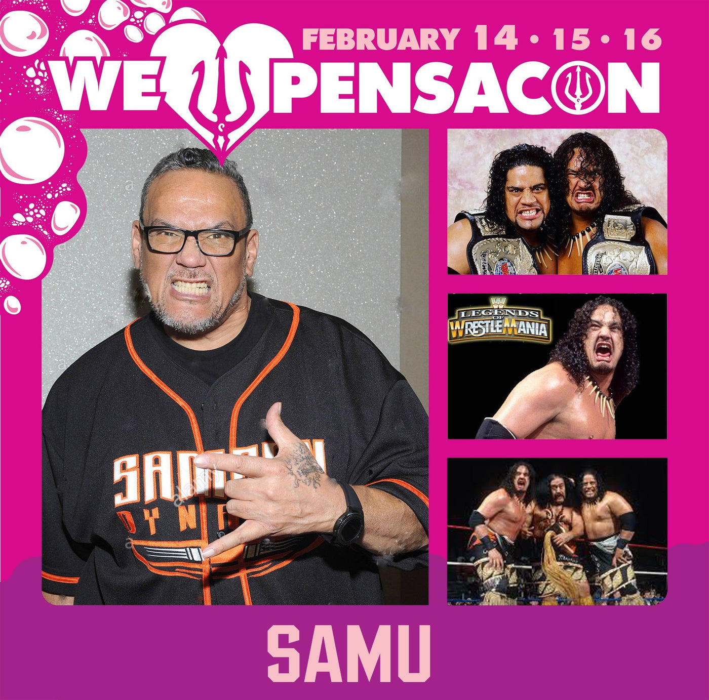 Samu Official Autograph Mail-In Service - Pensacon 2025