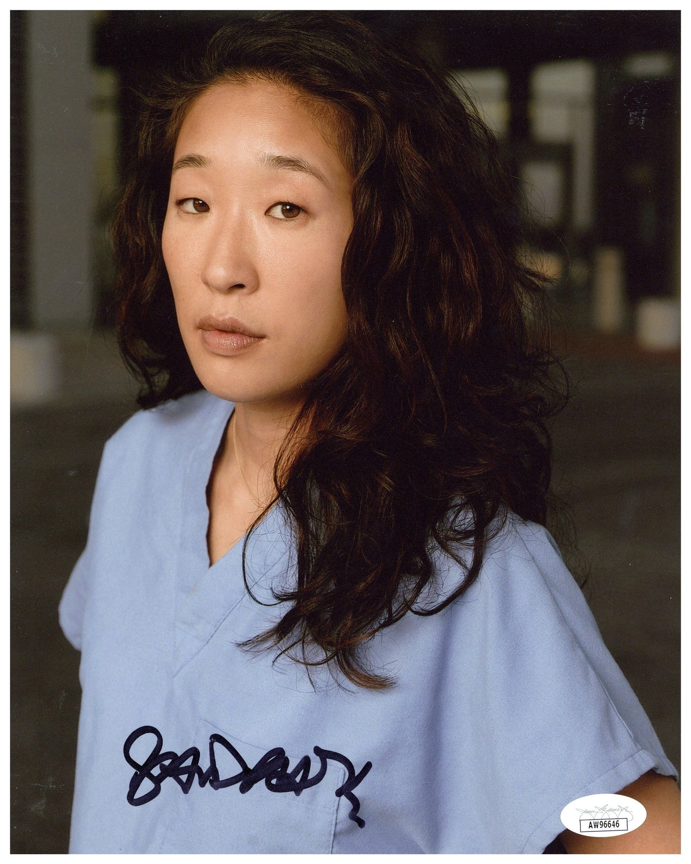 Sandra Oh Signed 8x10 Photo Grey Anatomy Authentic Autographed JSA COA #2