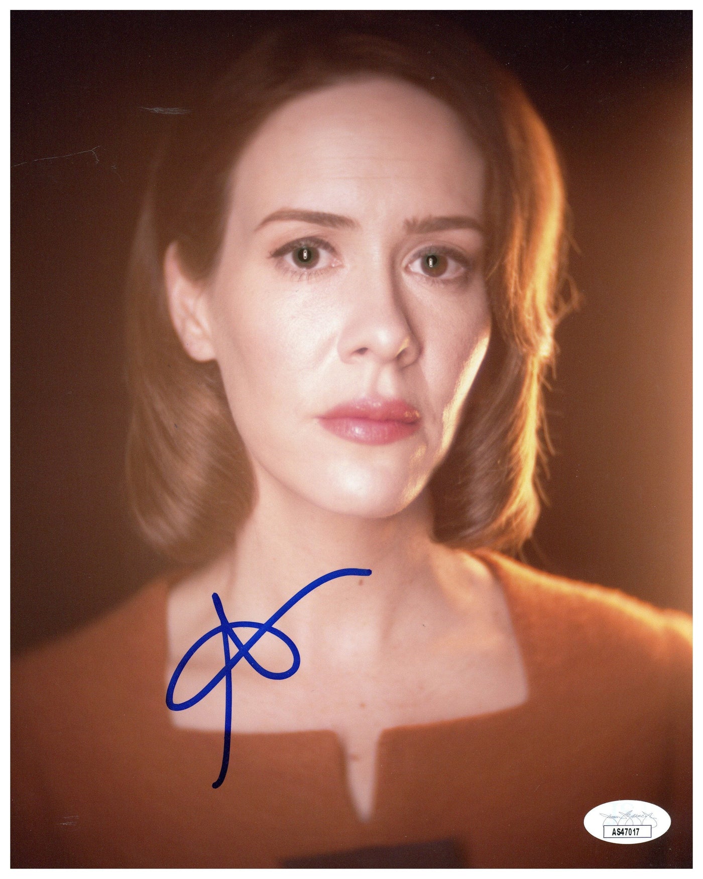 Sarah Paulson Signed 8x10 Photo Authentic American Horror Story Autographed JSA 4