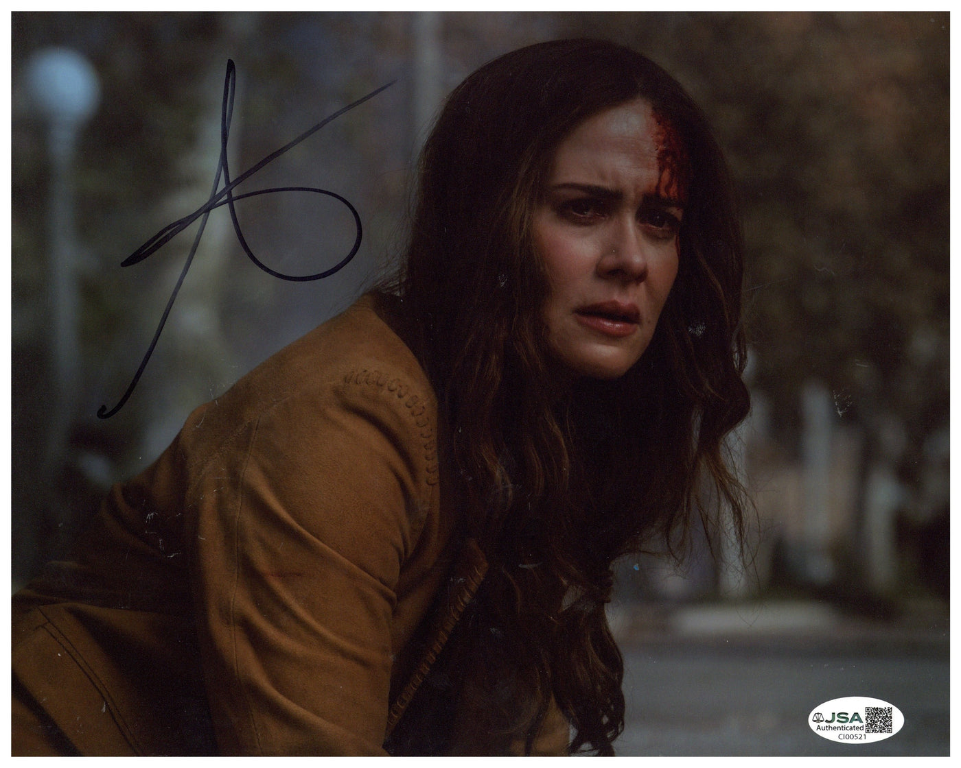 Sarah Paulson Signed 8x10 Photo Bird Box Autographed JSA COA
