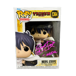 Image of Sarah Roach Signed Funko Pop Trigun Meryl Stryfe Autographed BAS COA