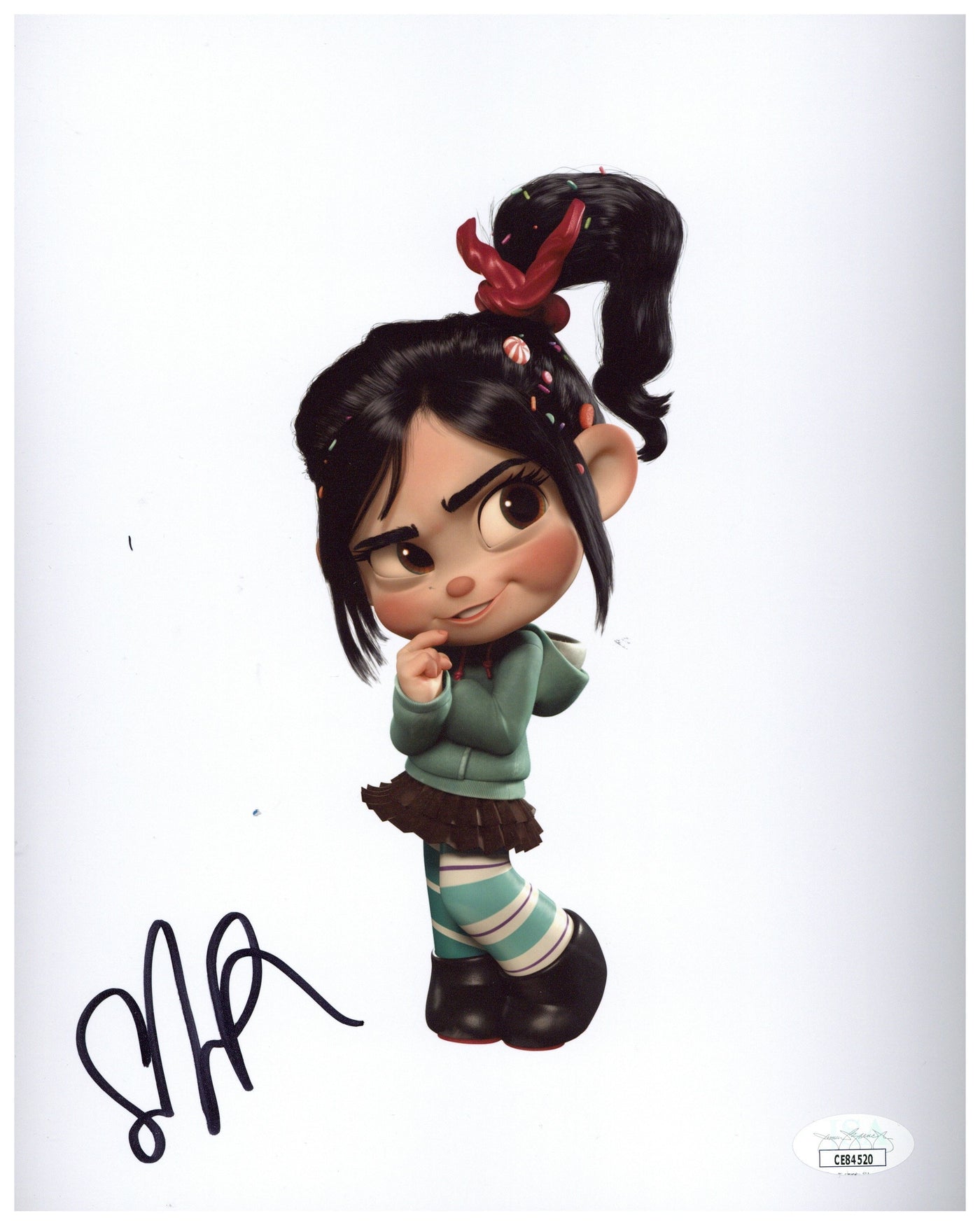 Sarah Silverman Signed 8x10 Photo Wreck-It Ralph Authentic Autographed JSA COA
