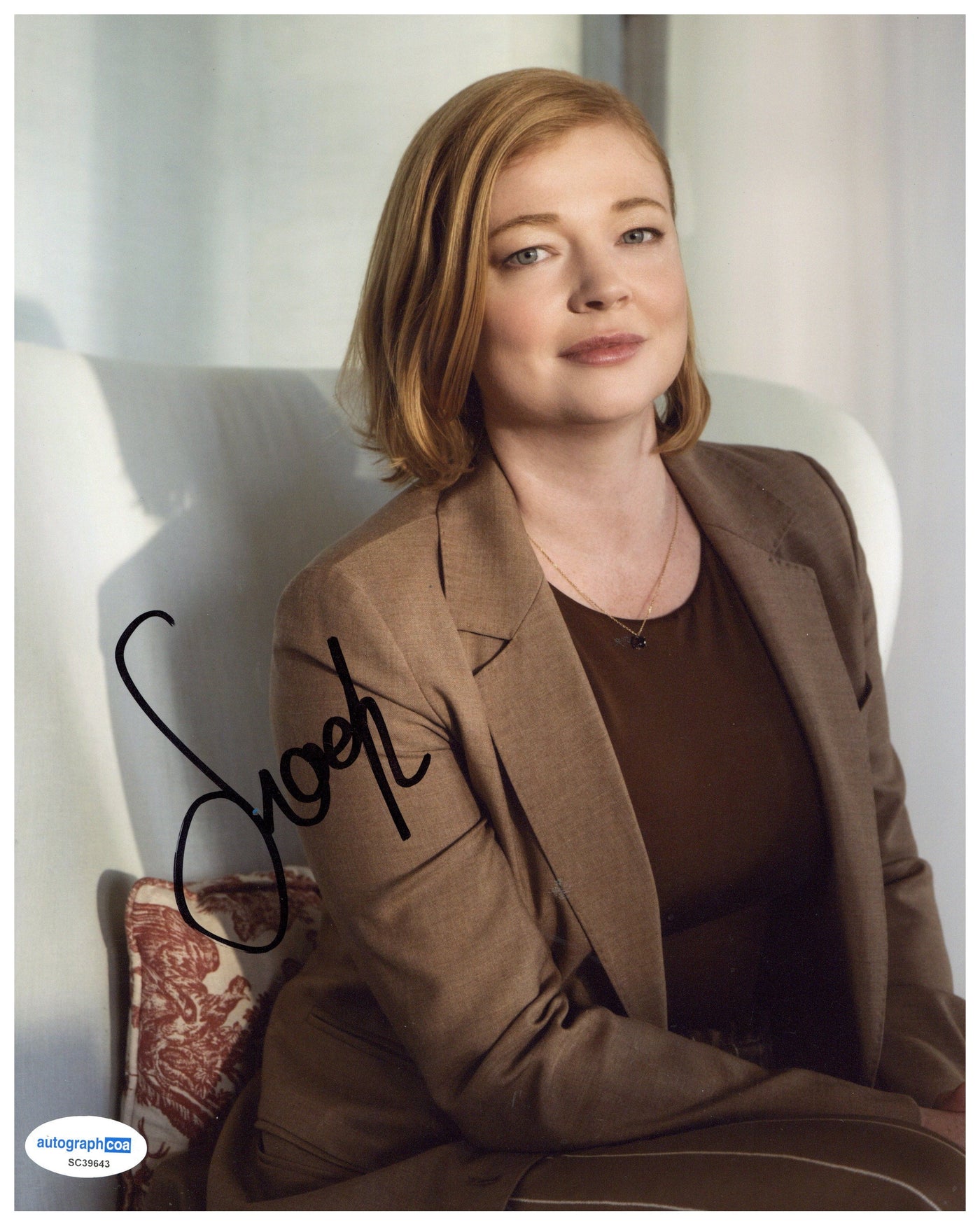 Sarah Snook Signed 8x10 Photo Succession Autographed ACOA