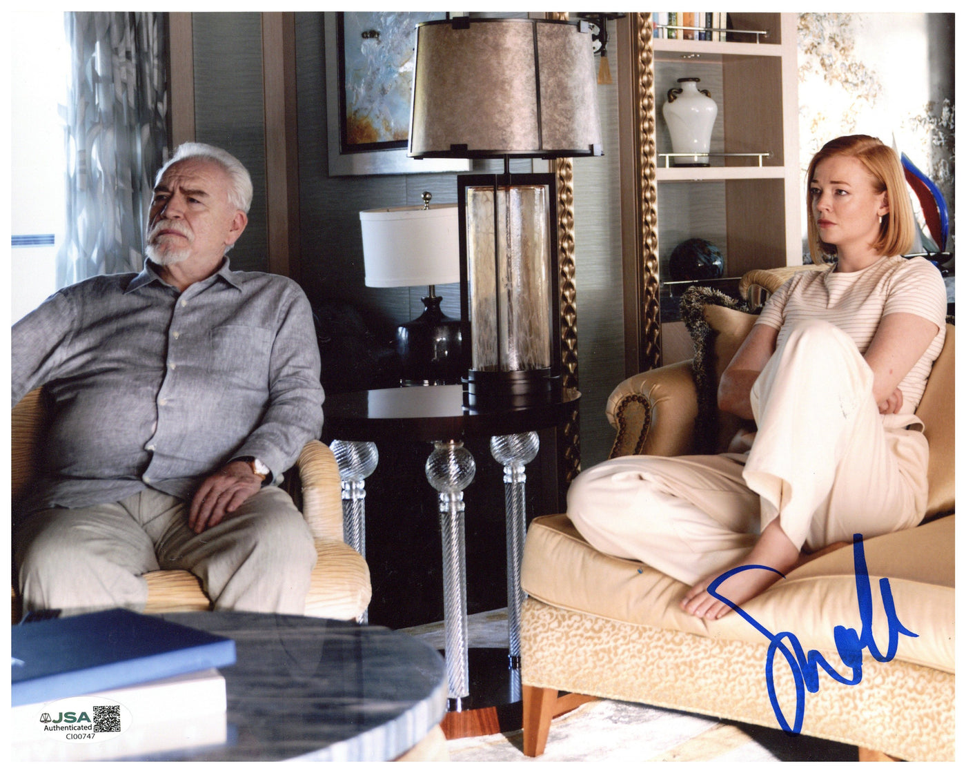 Sarah Snook Signed 8x10 Photo Succession Autographed JSA COA
