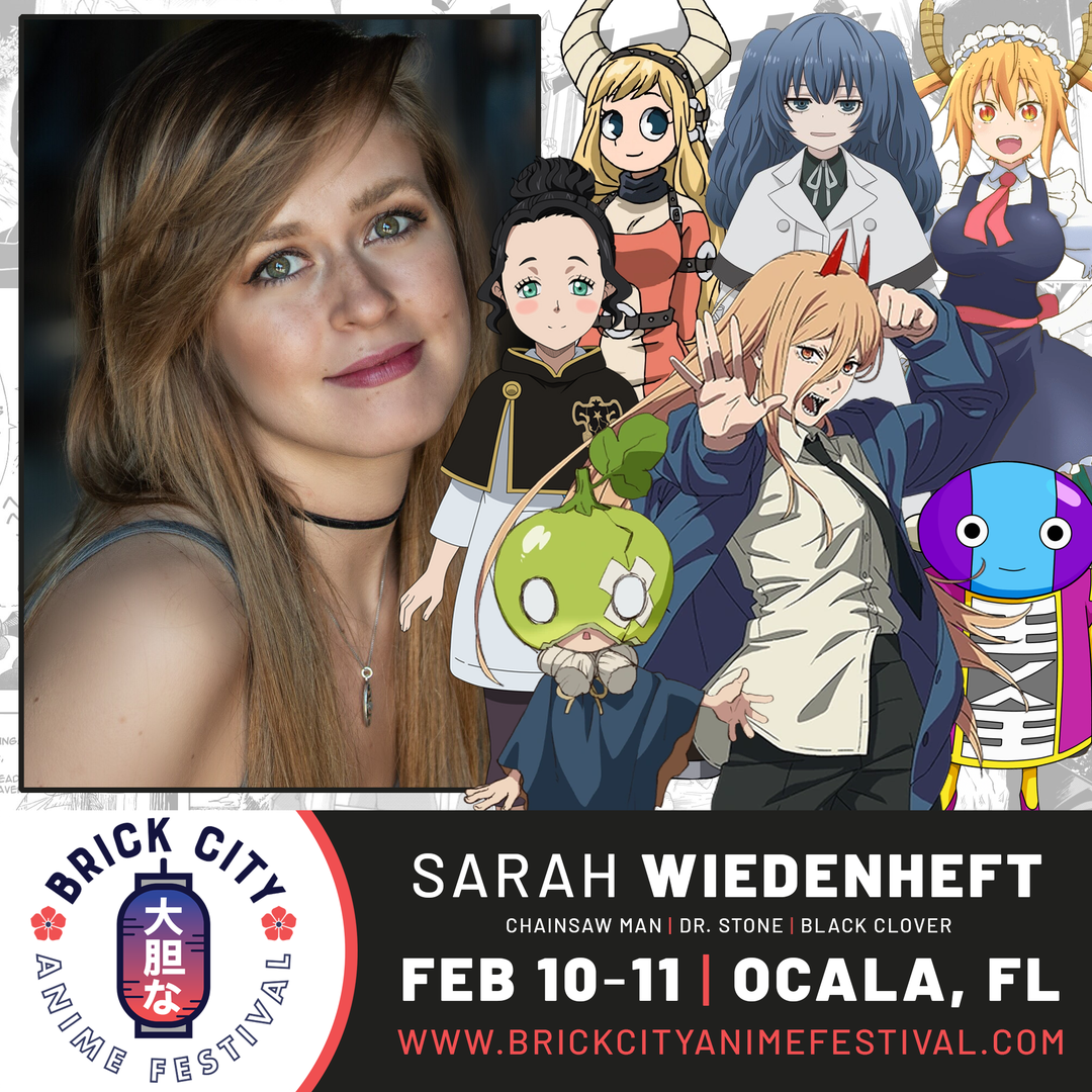 Sarah Wiedenheft Official Autograph MailIn Service Brick City Anime