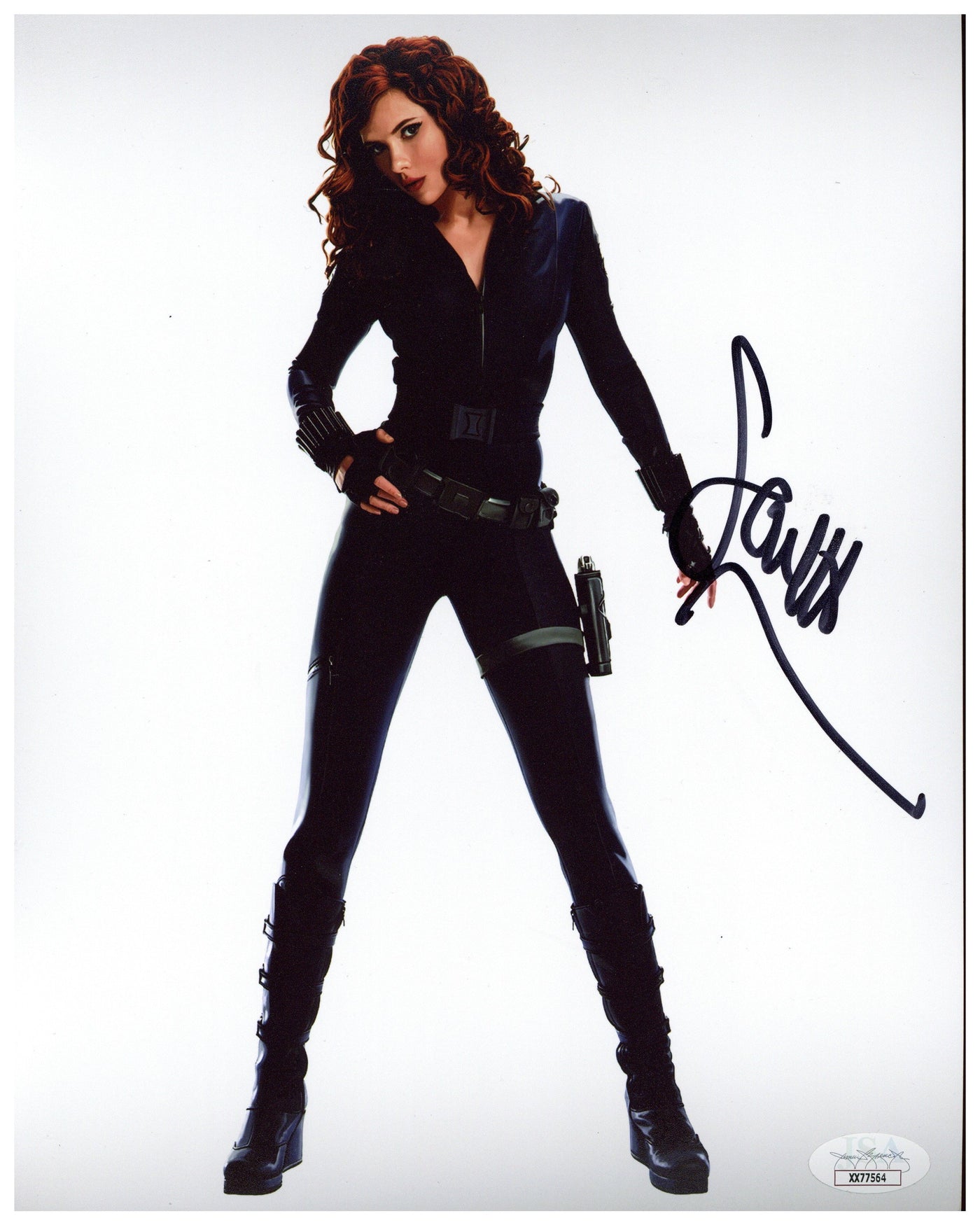 Scarlett Johansson Signed 8x10 Photo Marvel Avengers Autographed JSA COA #2