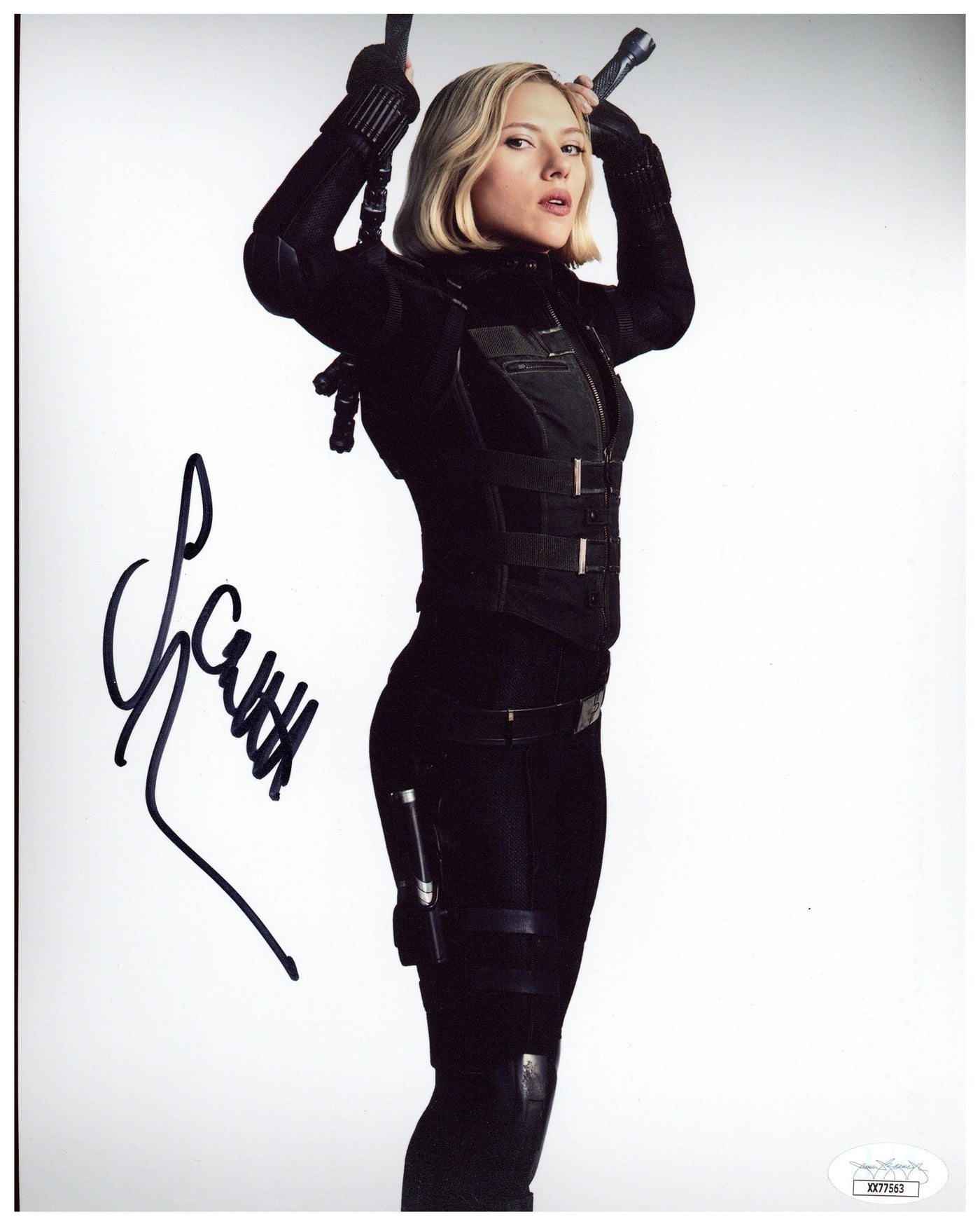 Scarlett Johansson Signed 8x10 Photo Marvel Avengers Autographed JSA COA #3