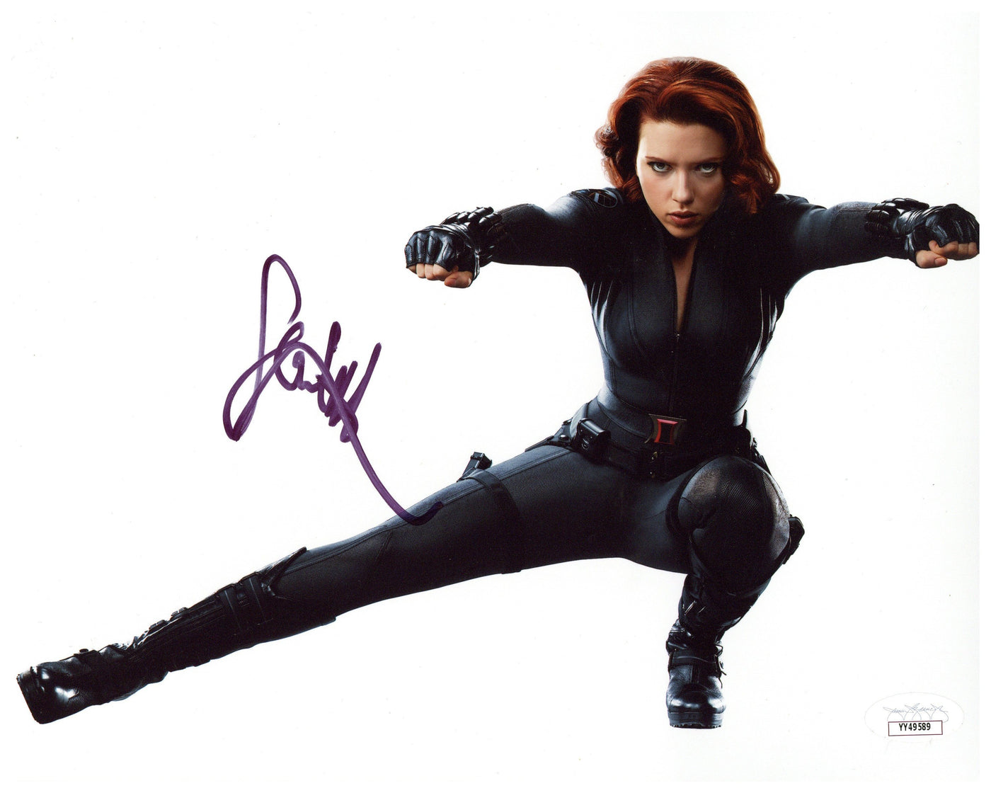 Scarlett Johansson Signed 8x10 Photo Marvel Avengers Autographed JSA COA