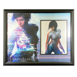 Image of Scarlett Johansson Signed and Custom Framed Major Motoko Kusanagi Ghost in the Shell 8x10 Photo BAS LOA