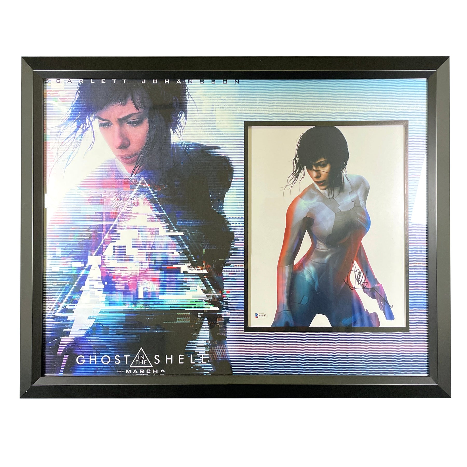 Scarlett Johansson Signed and Custom Framed Major Motoko Kusanagi Ghos ...