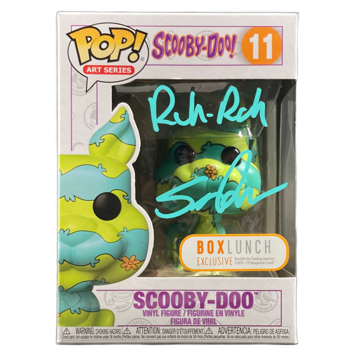Scott Innes Signed Funko POP Scooby-Doo! 11 Box Lunch Autographed JSA COA