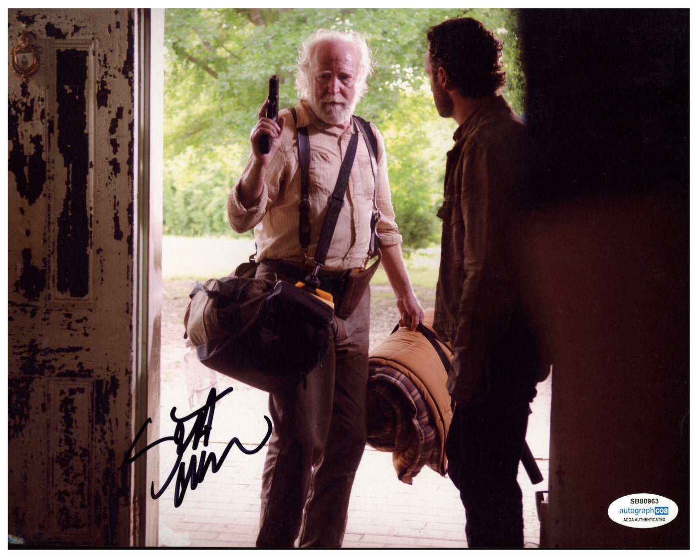 Scott Wilson Signed 8x10 Photo The Walking Dead Herschel Autographed ACOA