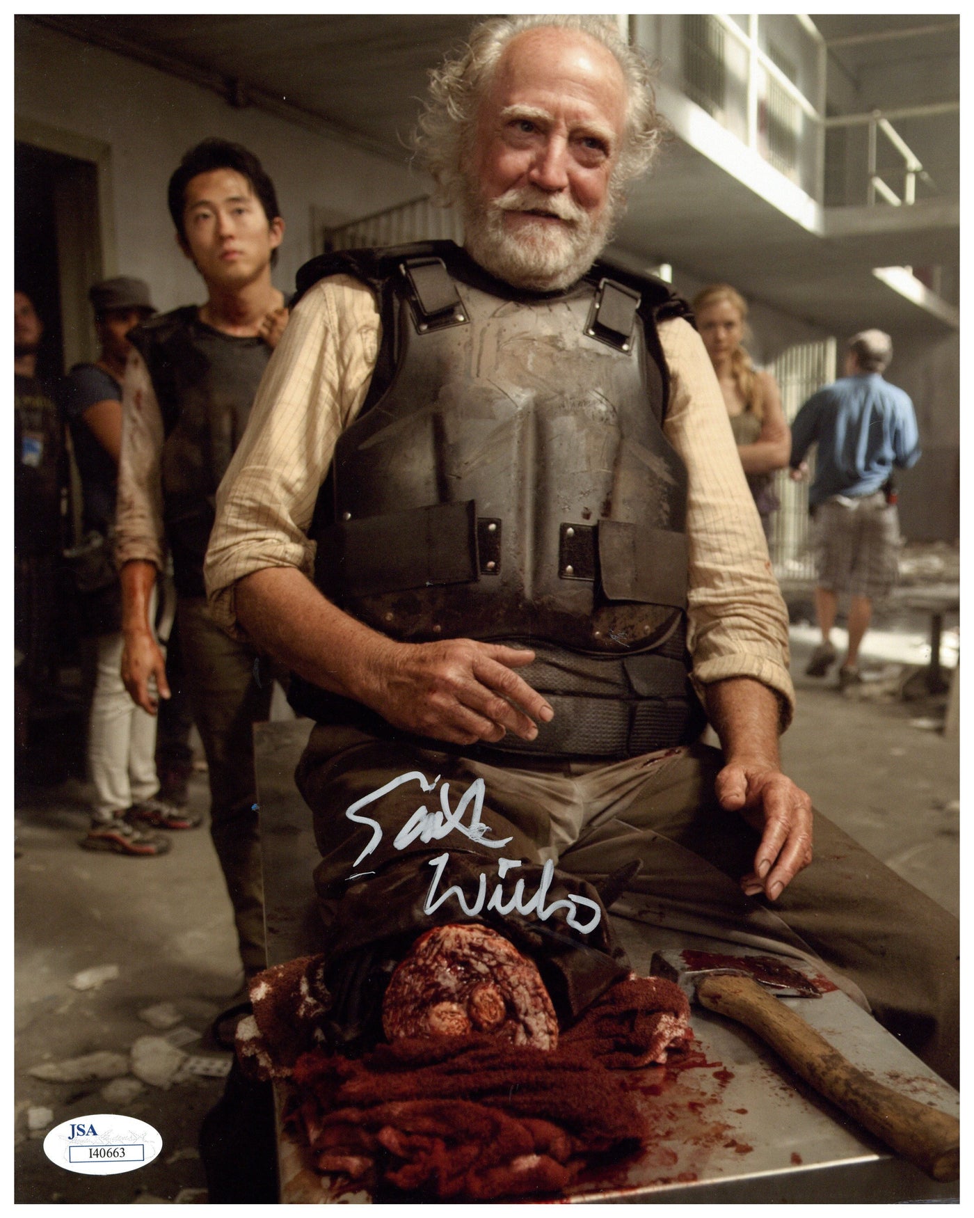 Scott Wilson Signed 8x10 Photo The Walking Dead Hershal Autographed JSA COA