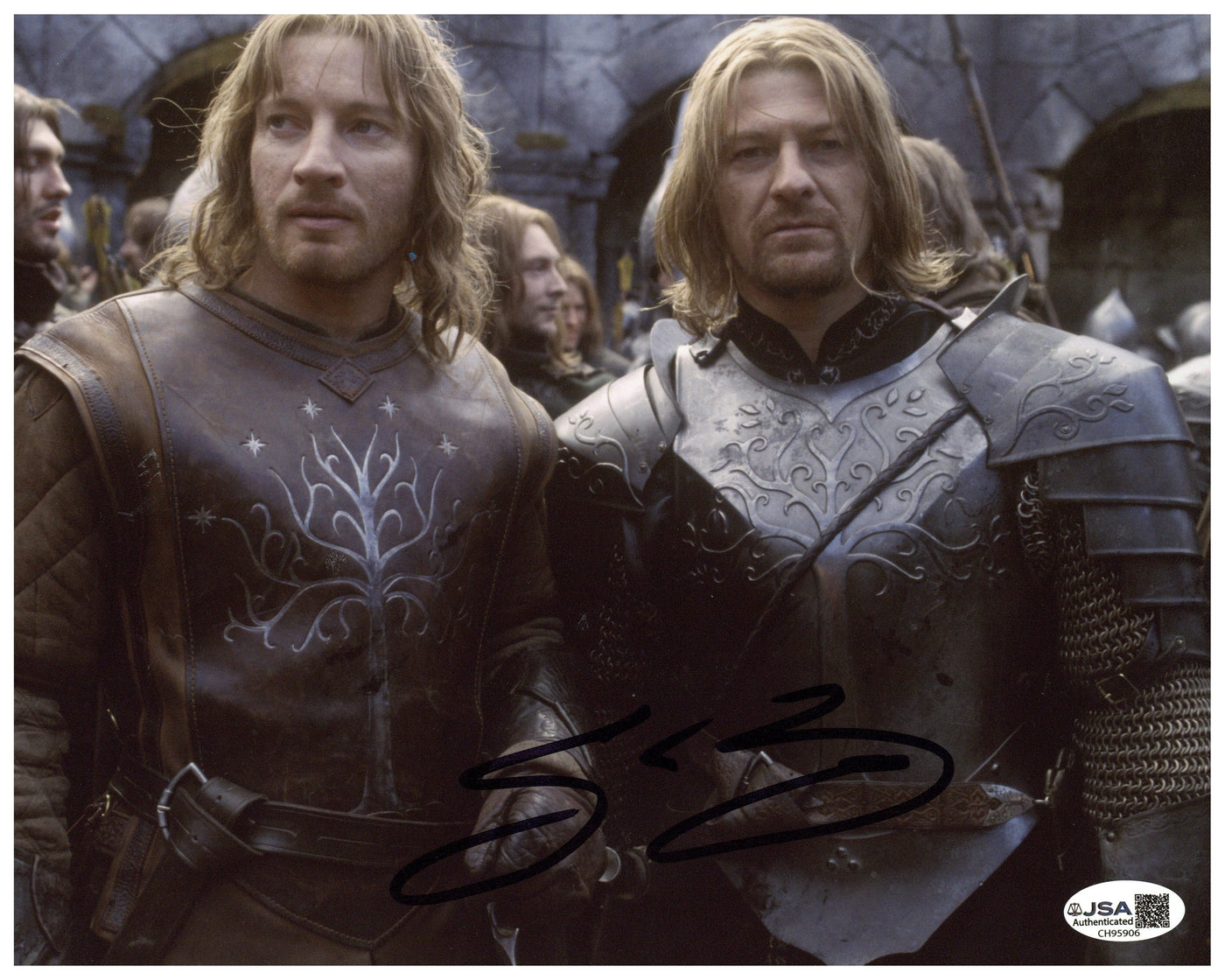 Sean Bean Signed 8x10 Photo Game of Thrones Eddard Stark Autographed JSA COA