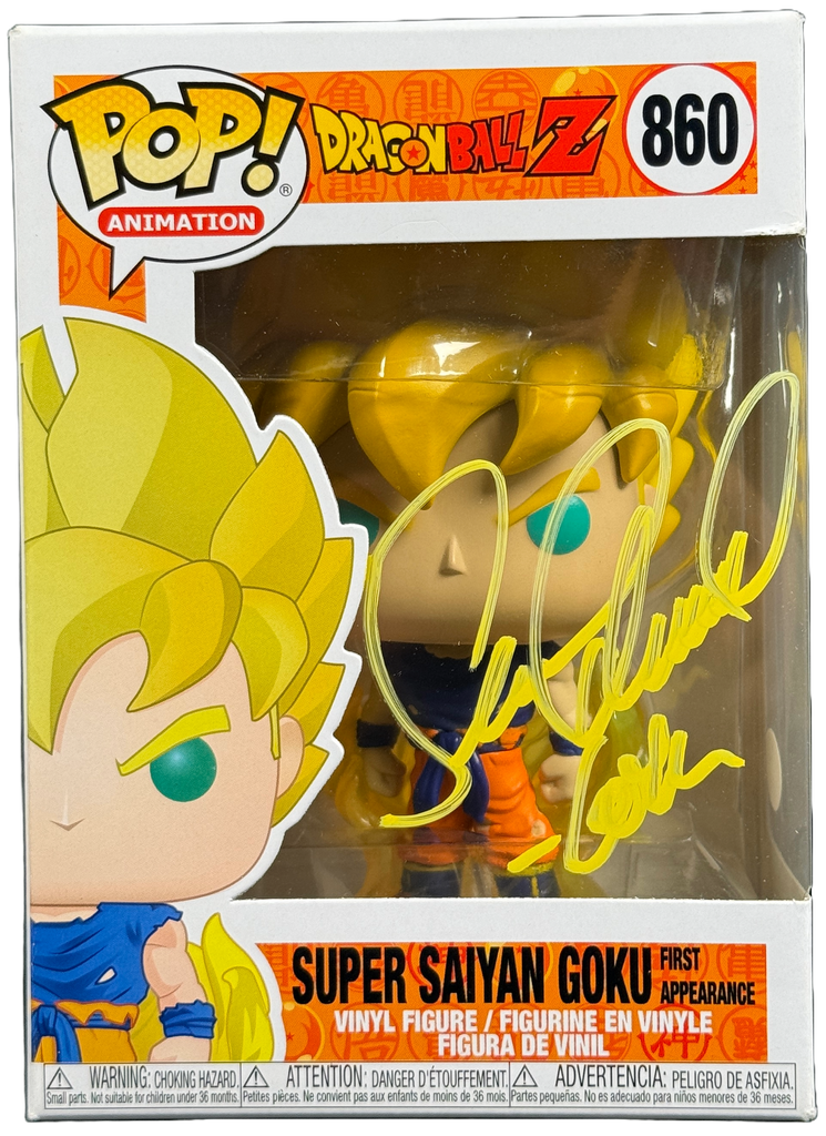 Goku Signed shops by Sean Schemmel