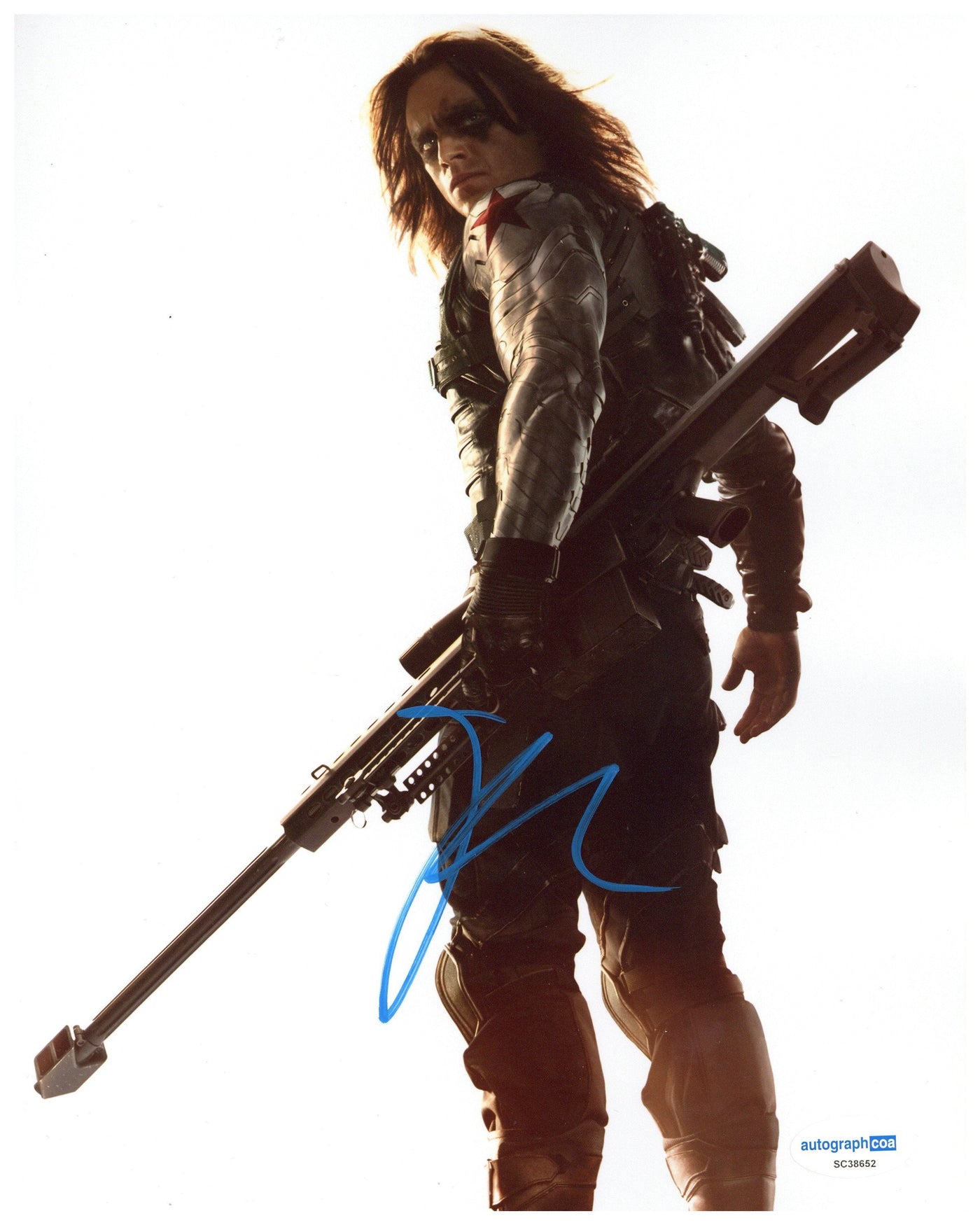 Sebastian Stan Signed 8x10 Photo Captain America The Winter Solider AutographCOA