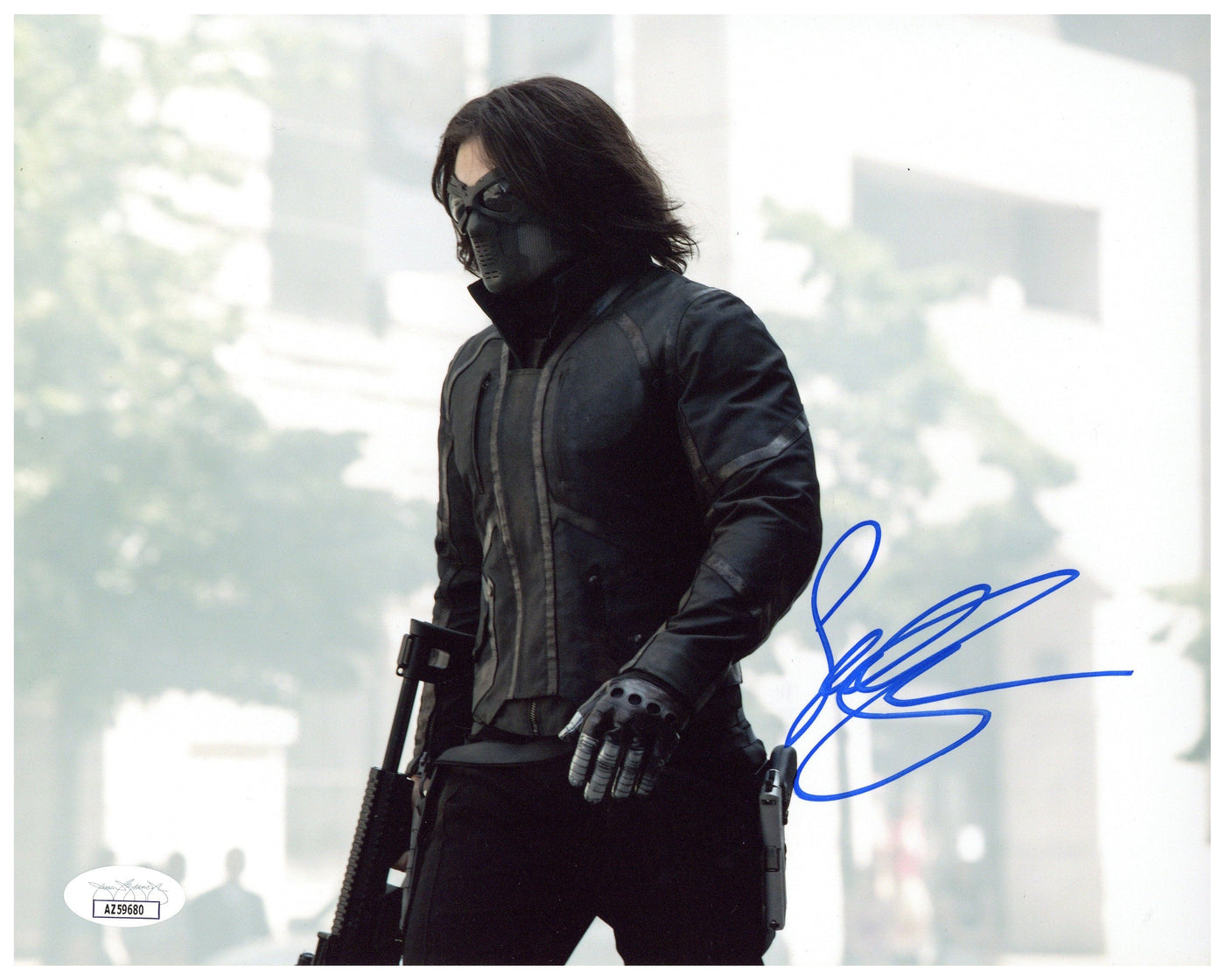 Sebastian Stan Signed 8x10 Photo Captain America The Winter Solider Autographed JSA