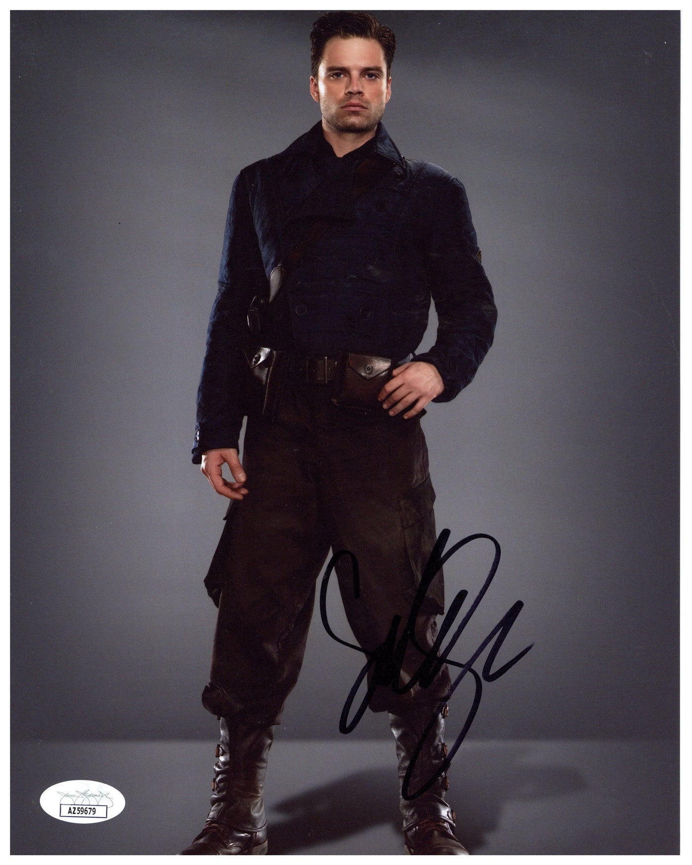 Sebastian Stan Signed 8x10 Photo Marvel The Winter Solider Autographed JSA COA 2