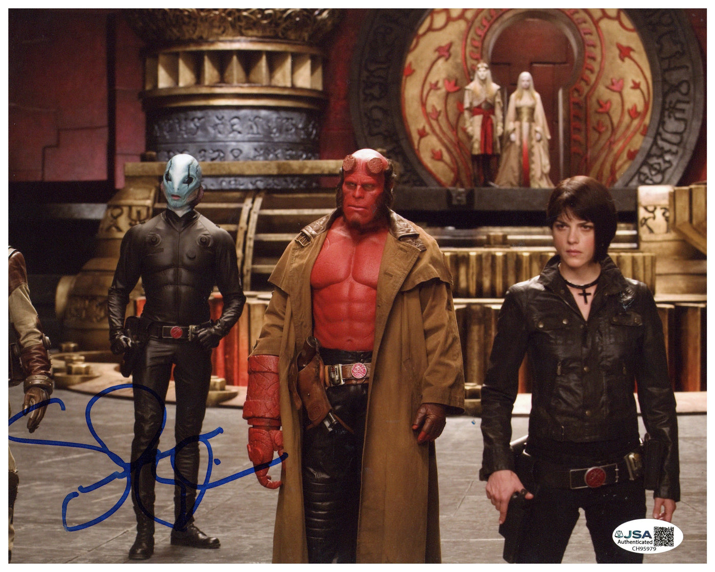Selma Blair Signed 8x10 Photo Hell Boy Autographed JSA COA