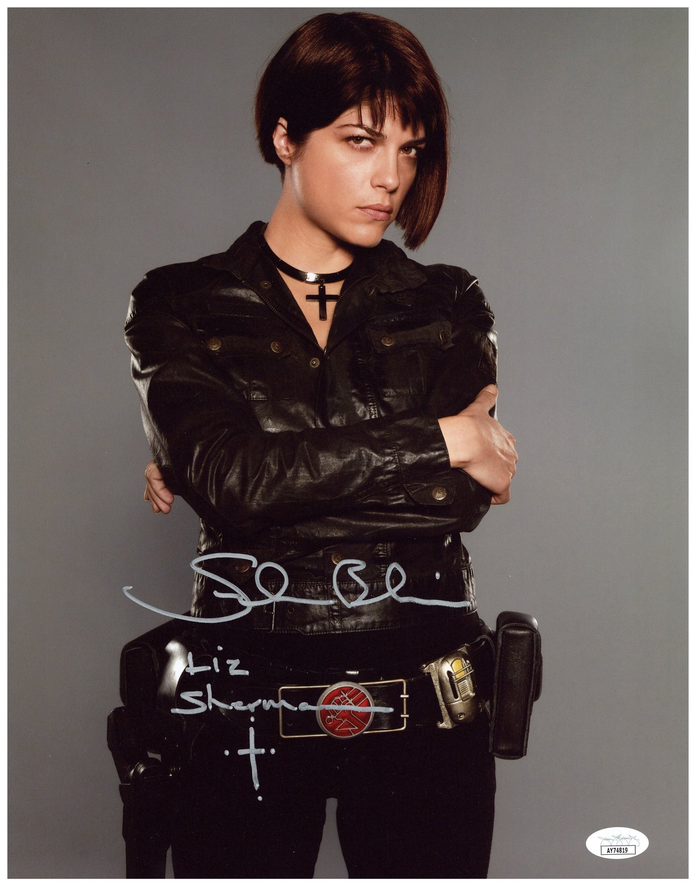 Selma Blair Signed 8x10 Photo Hellboy Liz Sherman Autographed JSA COA