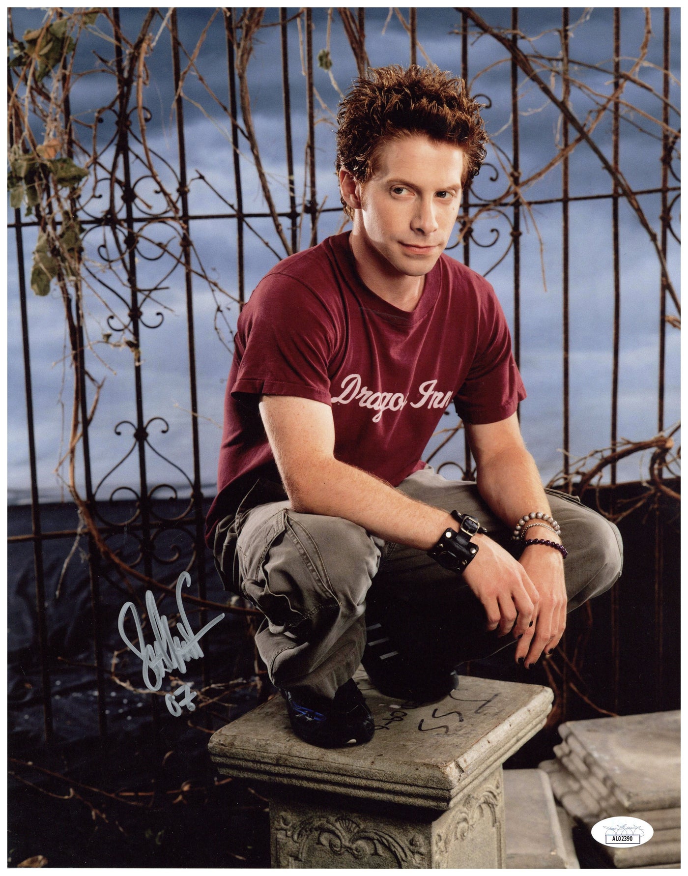 Seth Green Signed 11x14 Photo Buffy The Vampire Slayer Oz Authentic Autographed JSA