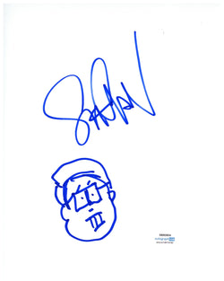 Image of Seth Green Signed Original Drawing - Hand Sketch Autographed AutographCOA