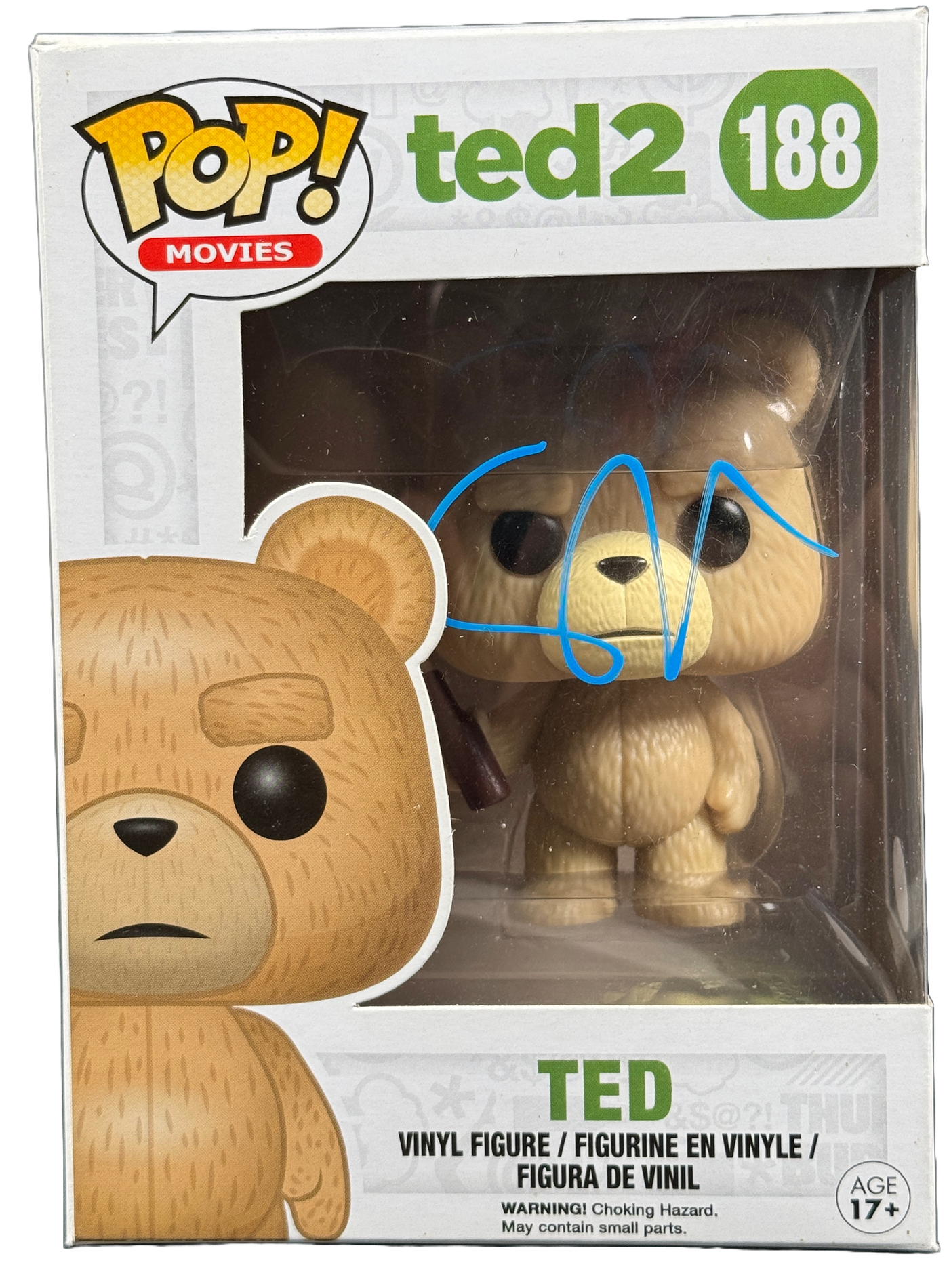 Seth Macfarlane Signed Funko Pop Ted 2 Ted Autograph JSA COA