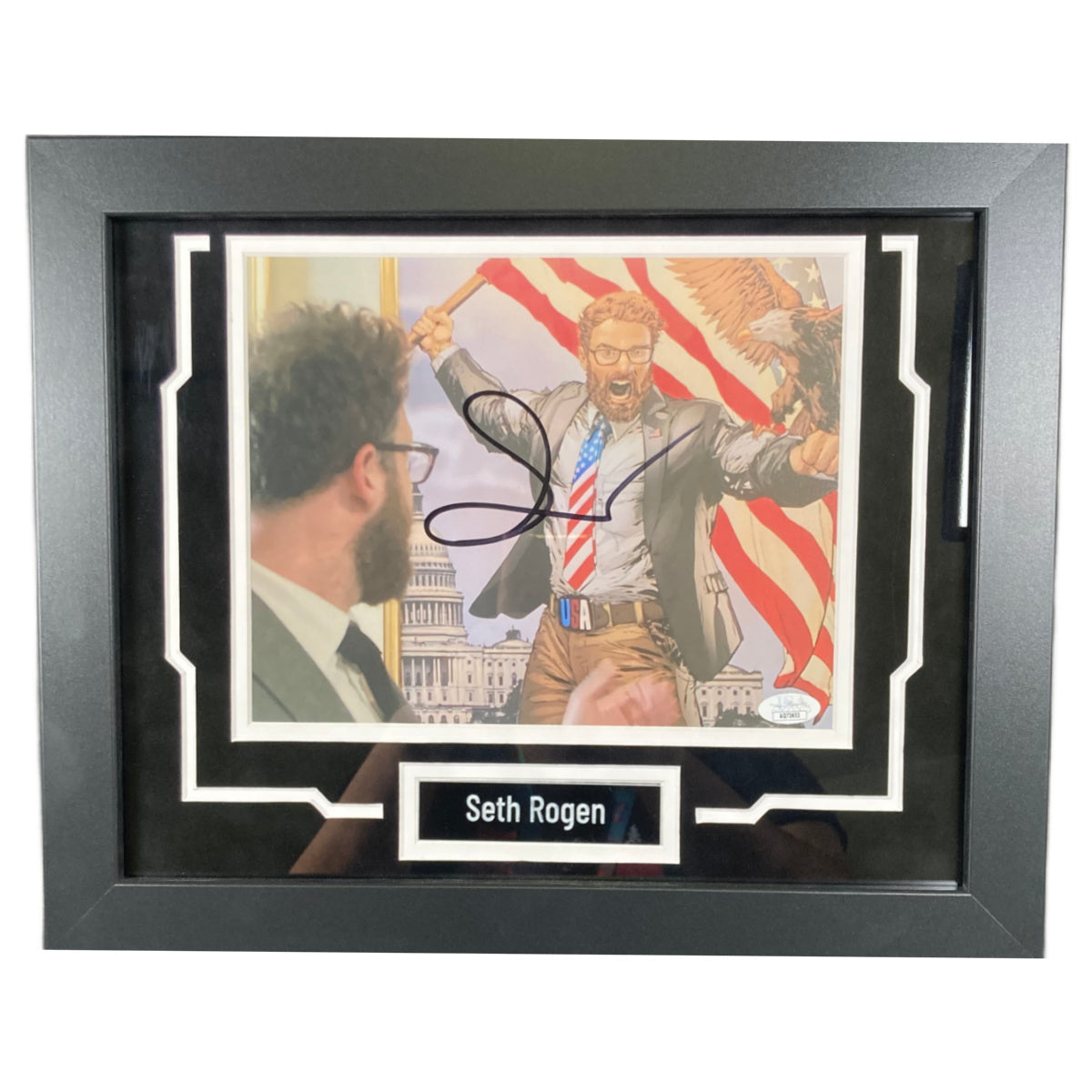 Seth Rogan Signed And Custom Framed 8x10 Photo Autographed JSA COA