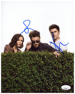 Image of Seth Rogen & Rose Byrne Signed 8x10 Photo Neighbors Autographed JSA COA 2