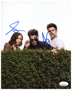 Image of Seth Rogen & Rose Byrne Signed 8x10 Photo Neighbors Autographed JSA COA 2