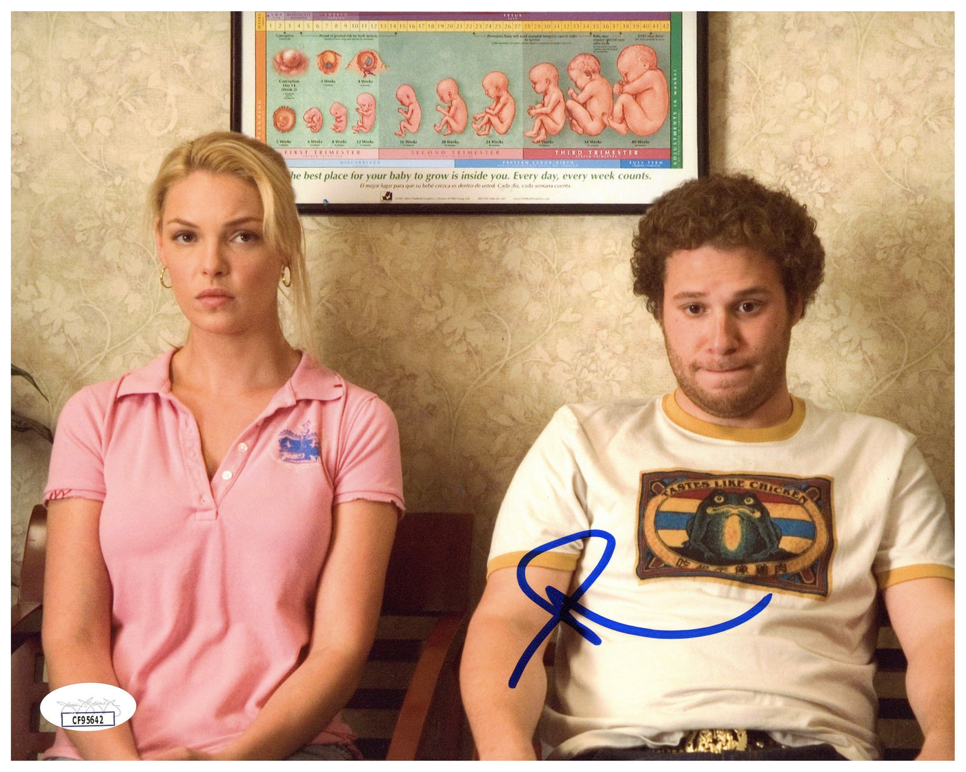 Seth Rogen Signed 8x10 Photo Knocked Up Autographed JSA COA